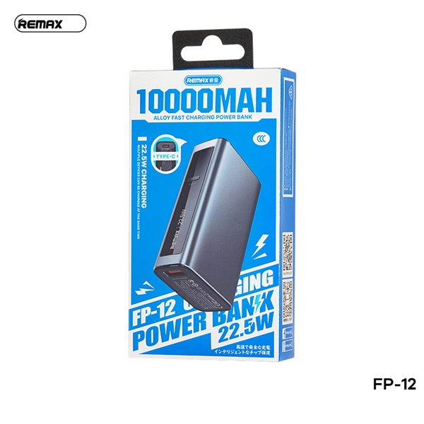 Pin sạc nhanh 22.5w REMAX FP-12 10.000mAh mini dự phòng chính hãng [BH 1 năm]