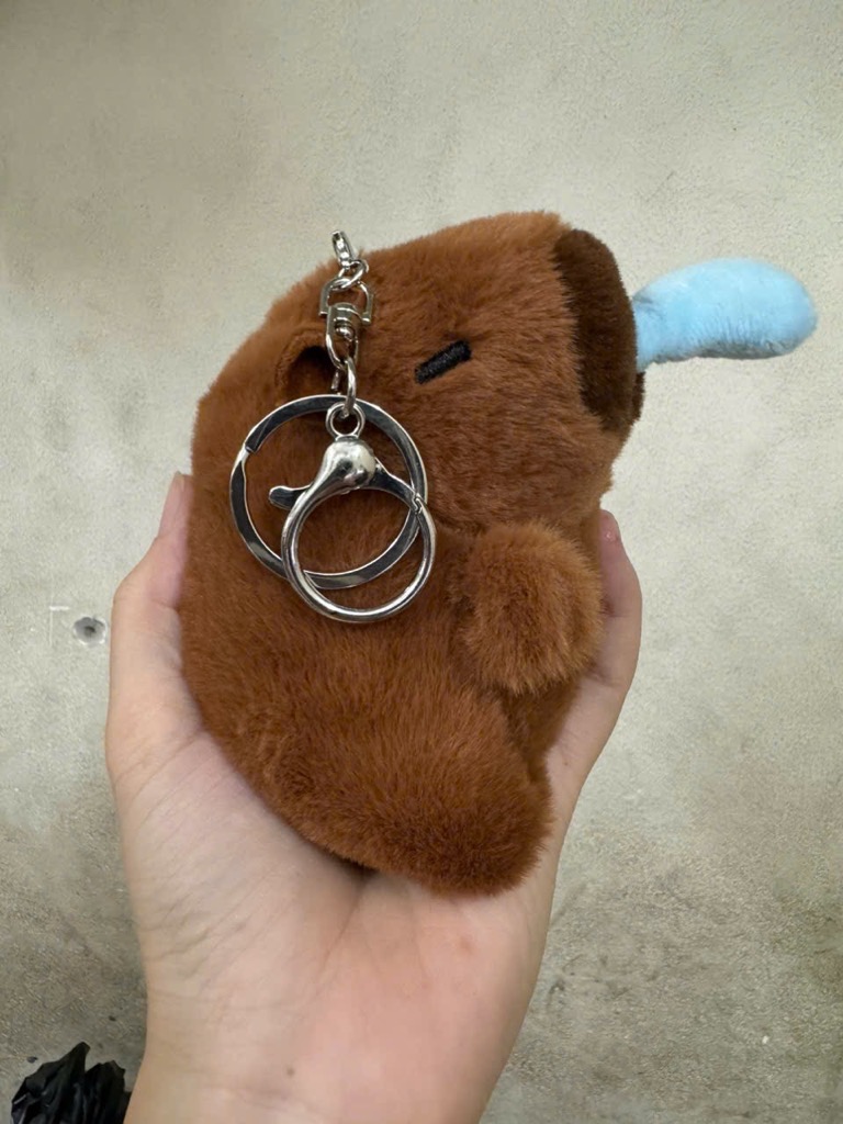 Móc khoá chuột Capy nhiều mẫu ngẫu nhiên siêu cưng [BH: NONE]
