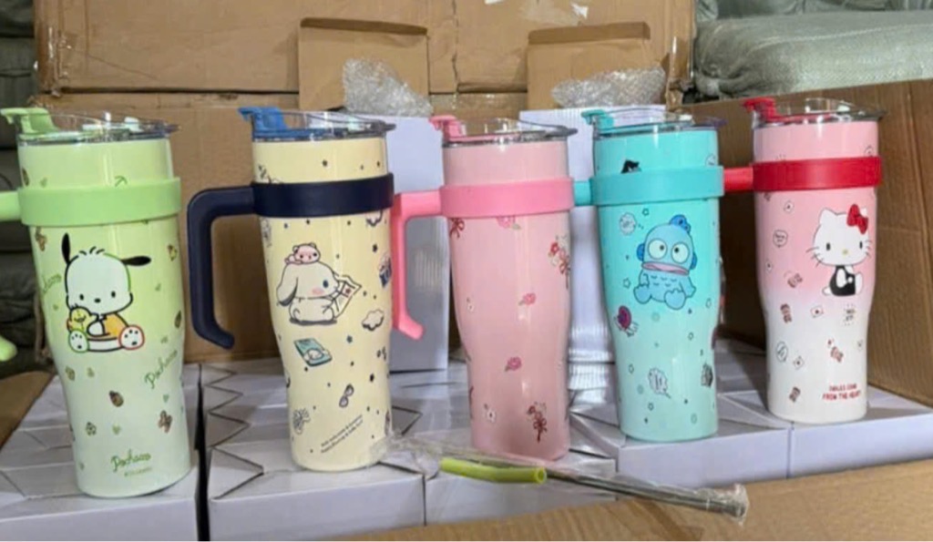 Ly giữ nhiệt BP-11 có tay cầm, ống hút 1200ml siêu to [BH: NONE]