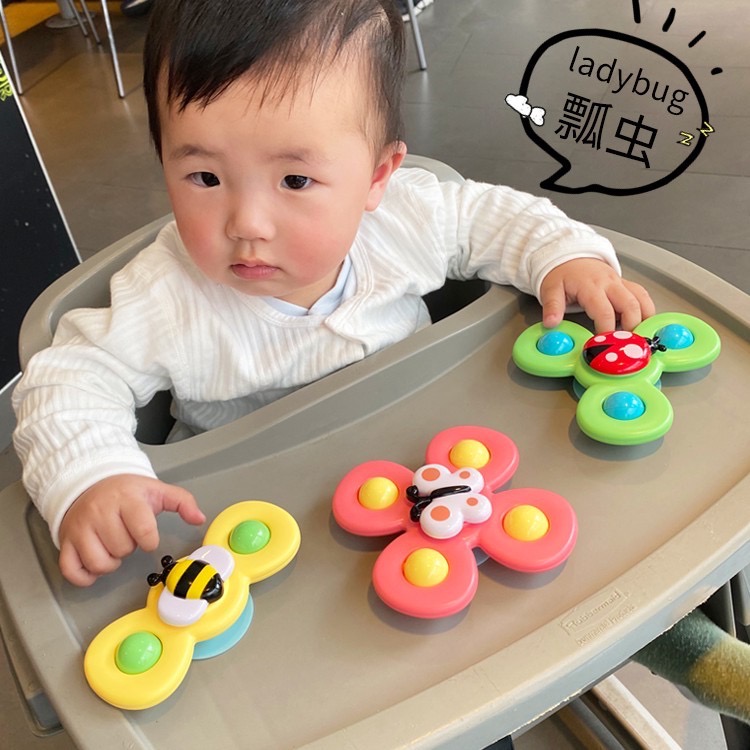 Hộp 3 con quay Spinner hít tường vui nhộn cho bé [BH: None]