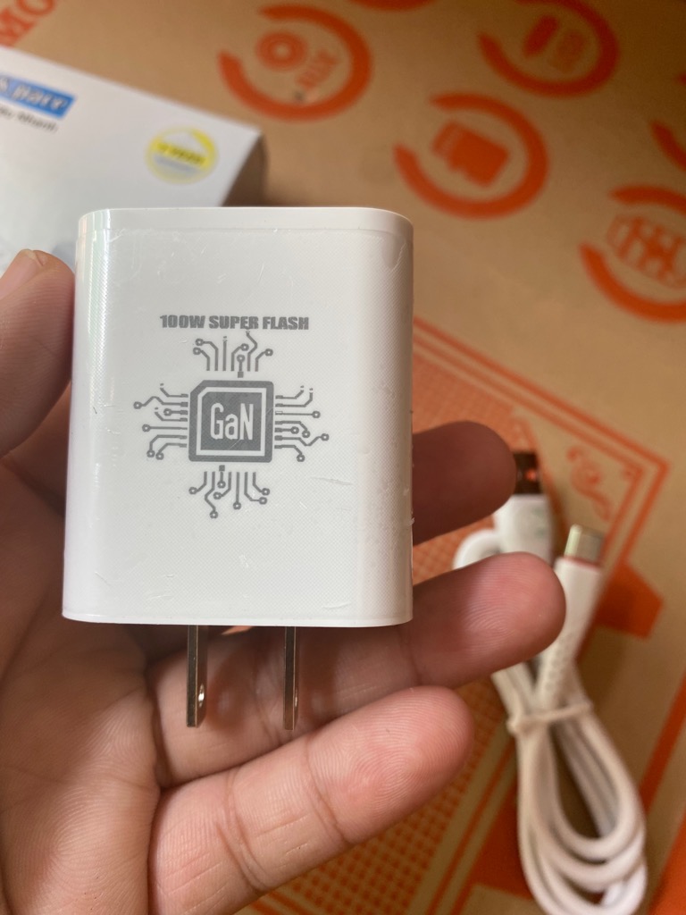 Bộ sạc nhanh 100W Type C 5S Space (cóc 1 cổng usb, cáp sạc nhanh Type c) mã G6 [BH: 6 tháng]