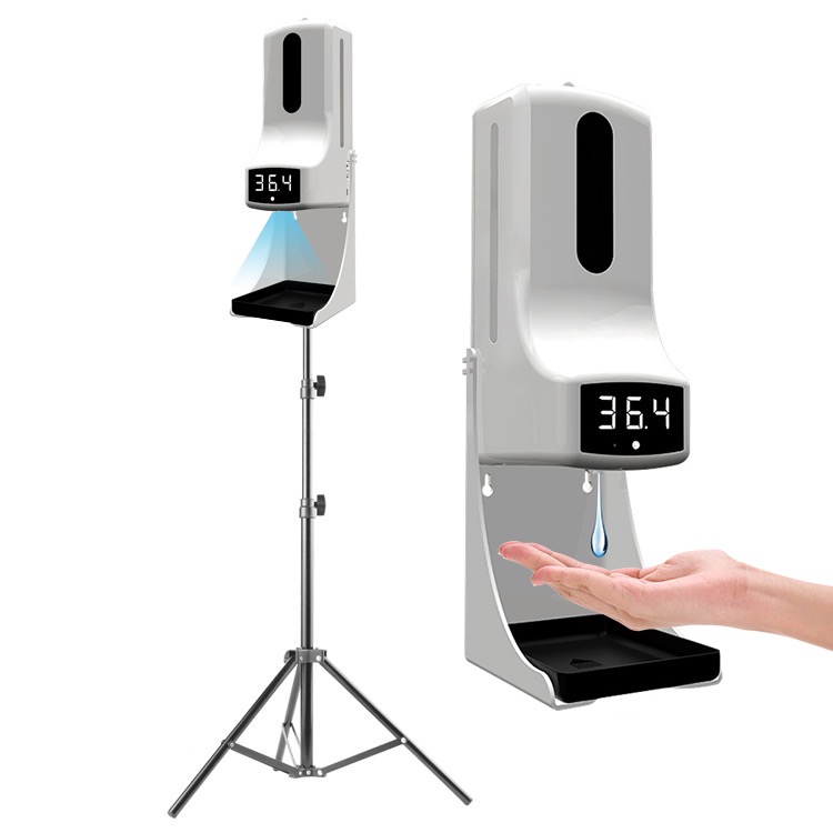 Máy K9 Pro Plus đo thân nhiệt và xịt khử khuẩn chống dịch (nhiệt kế) có kèm chân tiện dụng [BH 1 tuần]