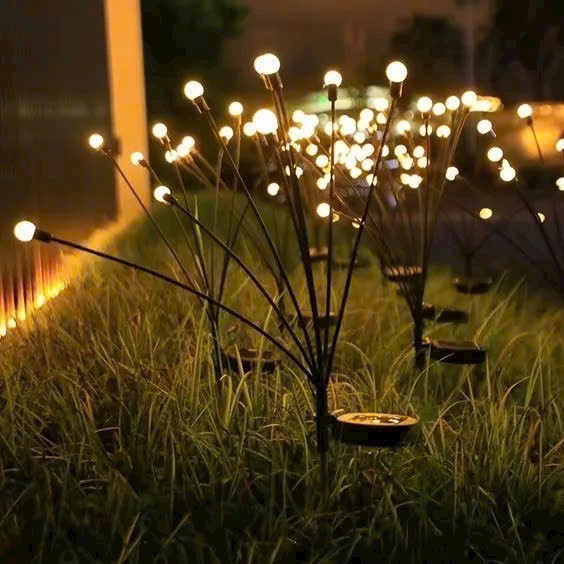 Đèn NĂNG LƯỢNG MẶT TRỜI đom đóm trang trí sân vườn siêu xinh, decor quán siêu đẹp  [BH: NONE]
