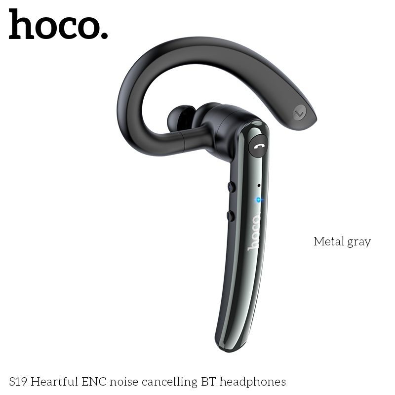 Tai nghe bluetooth HOCO S19  khử tiếng ồn kiểu dáng móc tai chính hãng [BH: 1 NĂM]