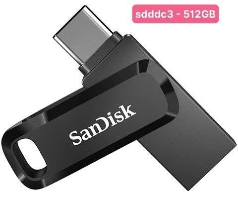 USB OTG 3.1 Sandisk 512GB Ultra Dual Drive Type-C (SDDDC3) chính hãng [BH:  2 NĂM]