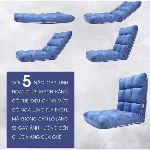 Ghế bệt, ghế lười THƯỜNG GL19 chống mỏi lưng vai gáy NHIỀU NẤC ĐIỀU CHỈNH tùy ý [BH: NONE] 1l9c11