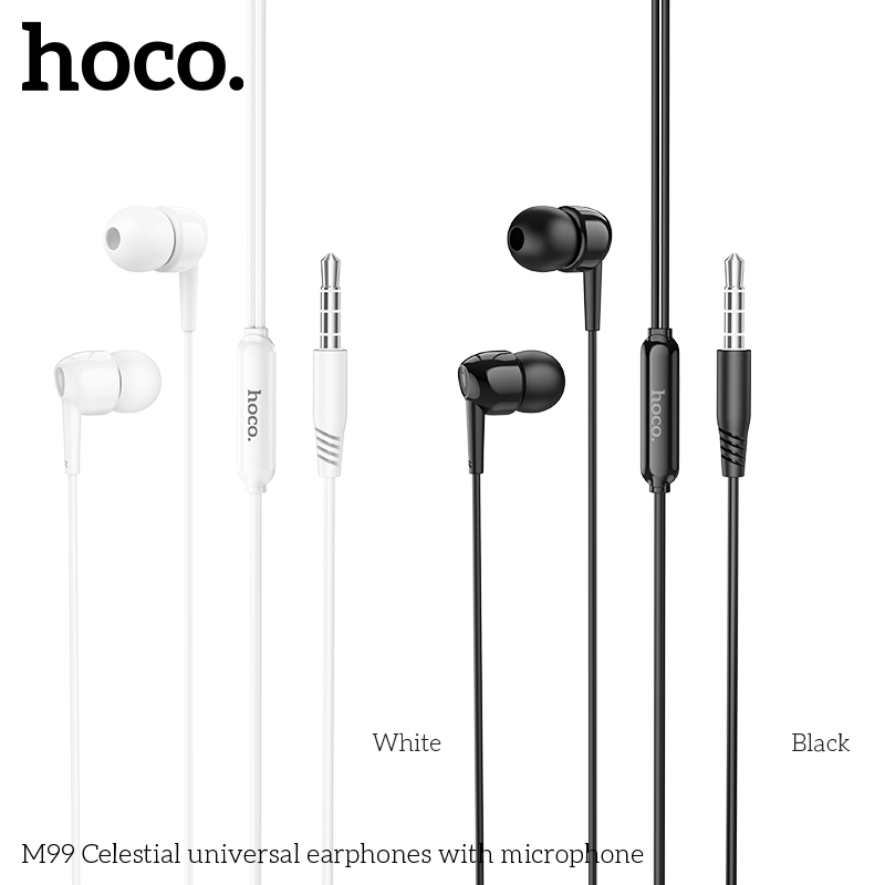 Tai nghe có dây 3.5 nhét tai HOCO M99 chính hãng [BH 1 năm]