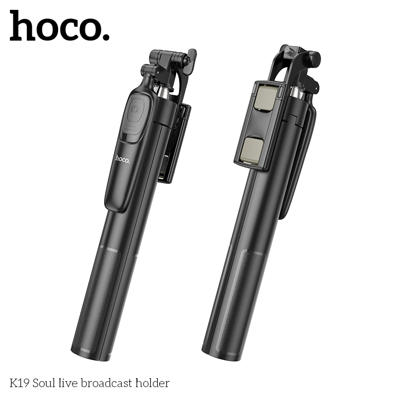 Gậy chụp hình kiêm giá đỡ điiện thoại Hoco K19