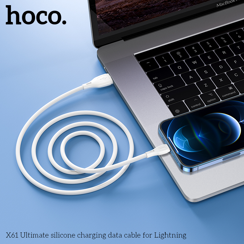 Cáp sạc nhanh 2.4A lightning HOCO X61 (USB ra iPhone) chính hãng [BH 1 năm]