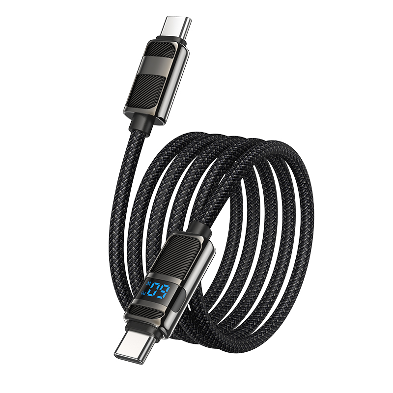 Cáp sạc nhanh 60w HOCO U137 (c-c) 1.2m - 2 đầu type c ra type-c chính hãng [BH 1 năm]