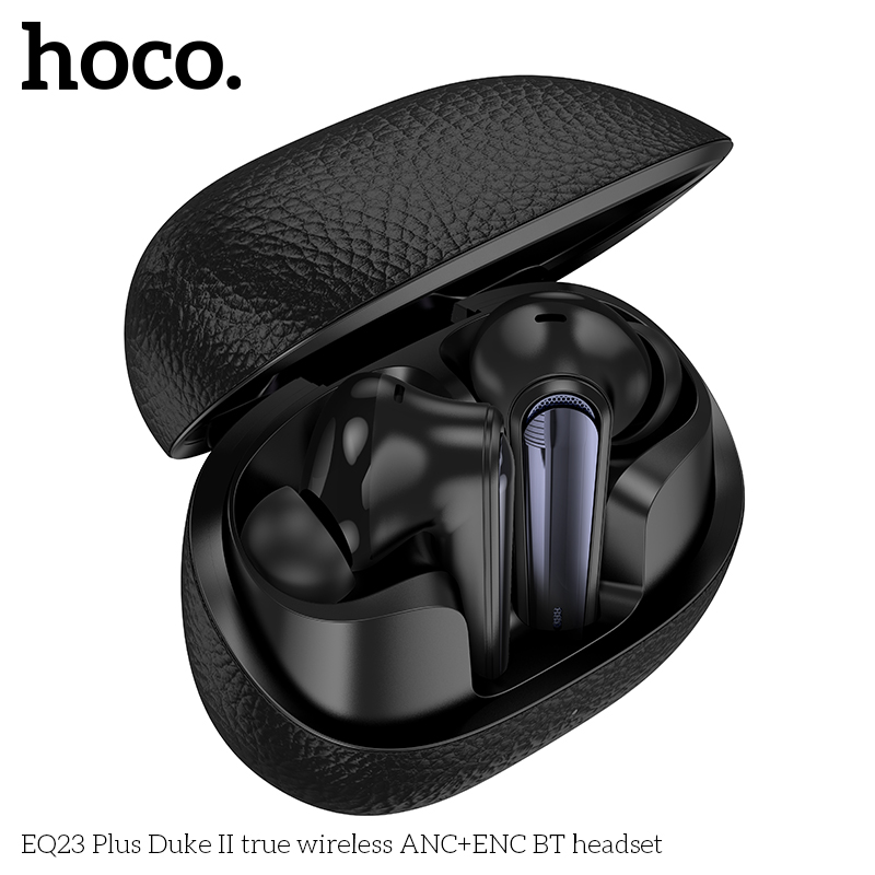 Tai nghe bluetooth giảm tiếng ồn HOCO EQ23 PLUS True Wireless V5.4 40mAh/400mAh ANC+ENC kiểu dáng airpods chính hãng [BH 1 NĂM]