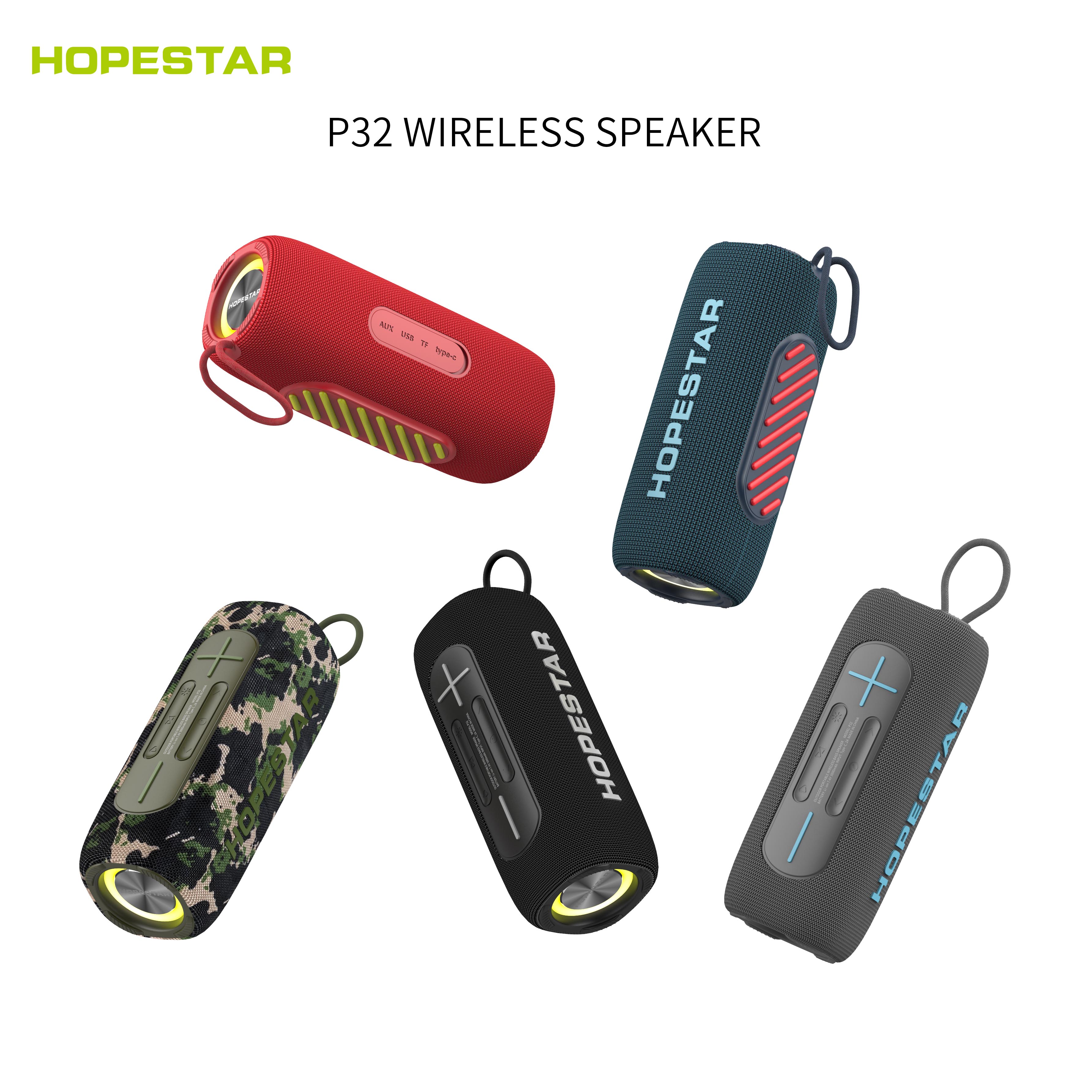 Loa bluetooth cao cấp HopeStar P32 lớn chính hãng siêu hay chống nước IPX6 [BH 6 tháng] / pktn sale