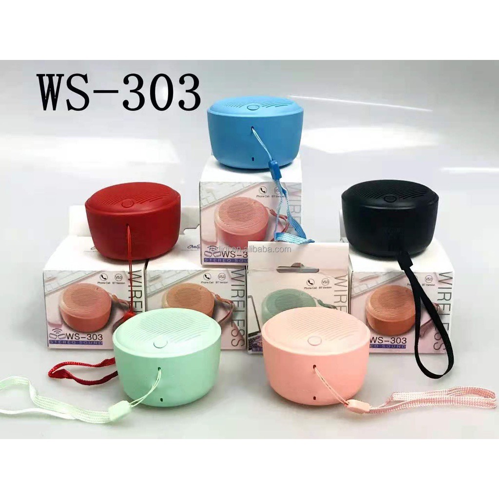 Loa bluetooth mini WSTER WS-303 v5.0 nghe siêu hay [BH 3 Tháng]