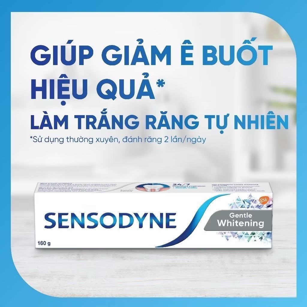 Kem đánh răng Sensodyne Thái Lan loại tốt- Mùi về tùy lô [BH: NONE]