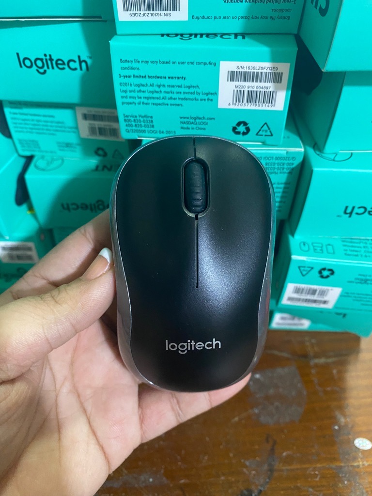 Chuột Không Dây Không LOGITECH M220 tặng kèm pin Silent New [BH 6 tháng]