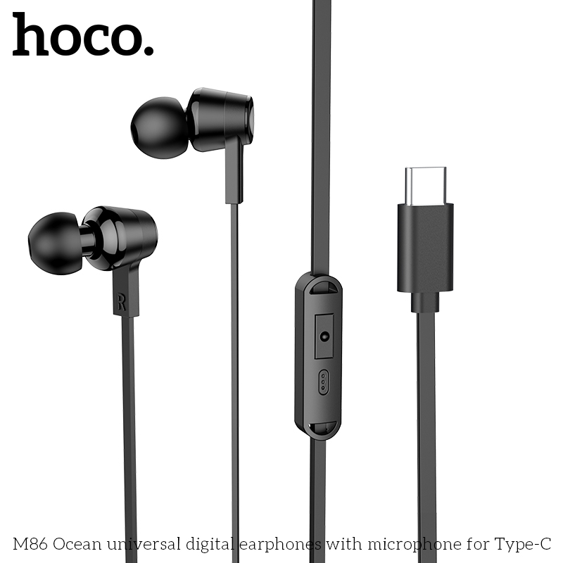 Tai nghe có dây Type c HOCO M86 chính hãng [BH 6 tháng]