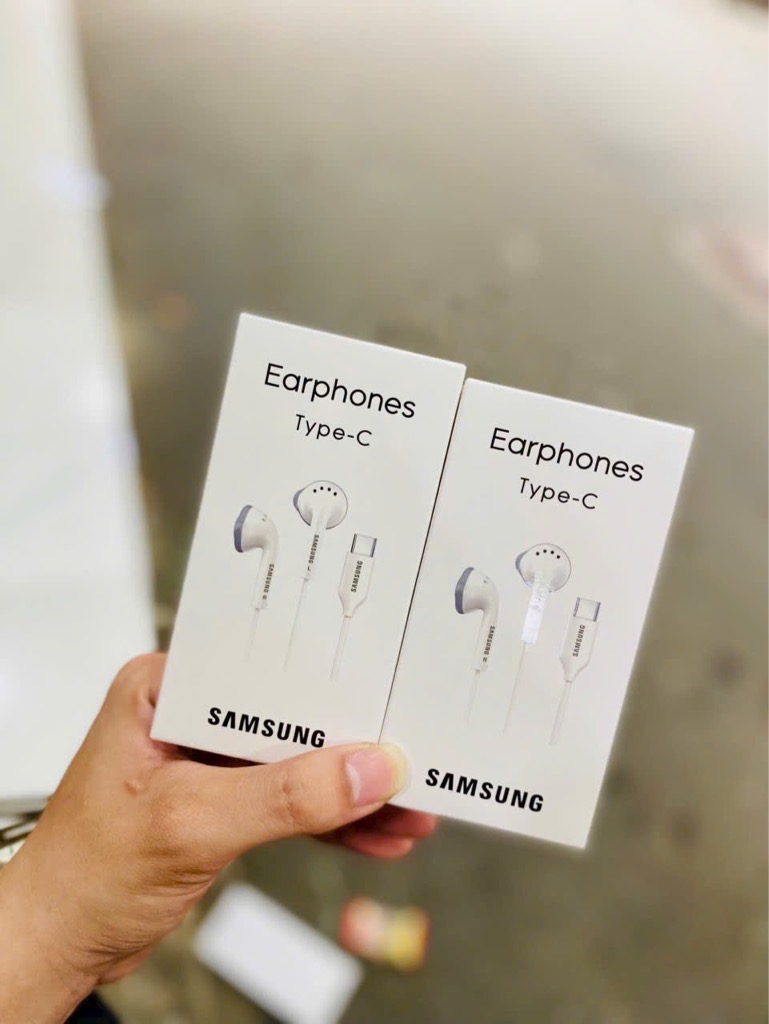 Tai nghe có dây Earphones Type C Samsung J7 / S5360 / S5830 Earphones ZIN NHÀ MÁY full box [BH 3 tháng]