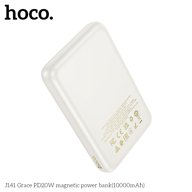 Pin sạc nhanh 20w sạc không dây HOCO J141 Grace 10.000mAh dự phòng chính hãng [BH 1 năm]
