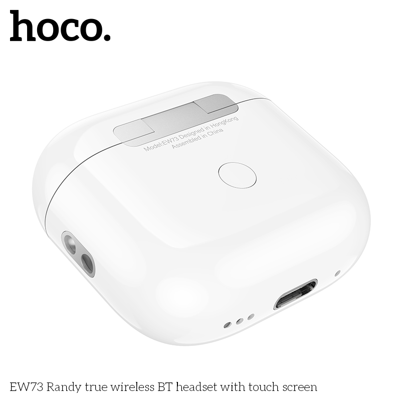 Tai nghe bluetooth HOCO EW73 True Wireless V5.4 30mAh/300mAh có màn hình cảm ứng kiểu dáng AIRPODS chính hãng [BH: 1 NĂM]