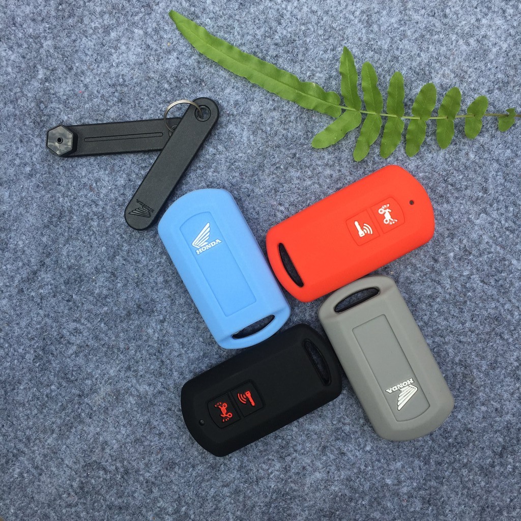 Vỏ bọc chìa khóa smartkey 2 nút silicon cho xe hơi oto[Bh: NONE]