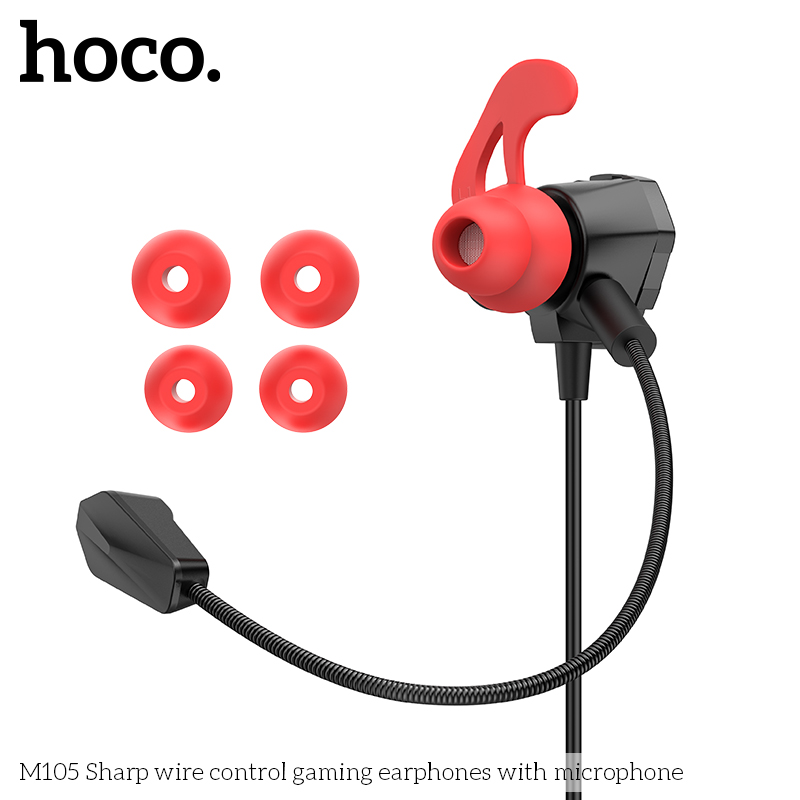 Tai nghe có dây 3.5 nhét tai Gaming HOCO M105 chính hãng [BH 1 NĂM]