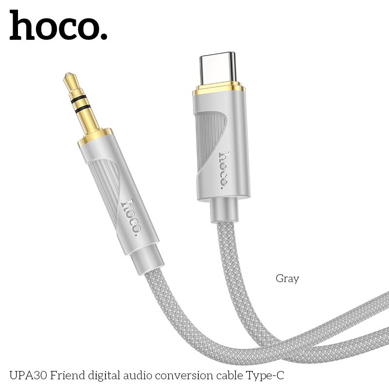 Cáp chuyển đổi âm thanh Hoco UPA30 Type C to 3.5mm chính hãng [BH 1 năm]