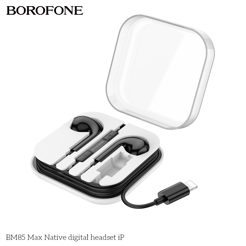 Tai nghe có dây lightning Borofone BM85 Max chui iPhone dài 1m2 chính hãng [BH 1 NĂM]