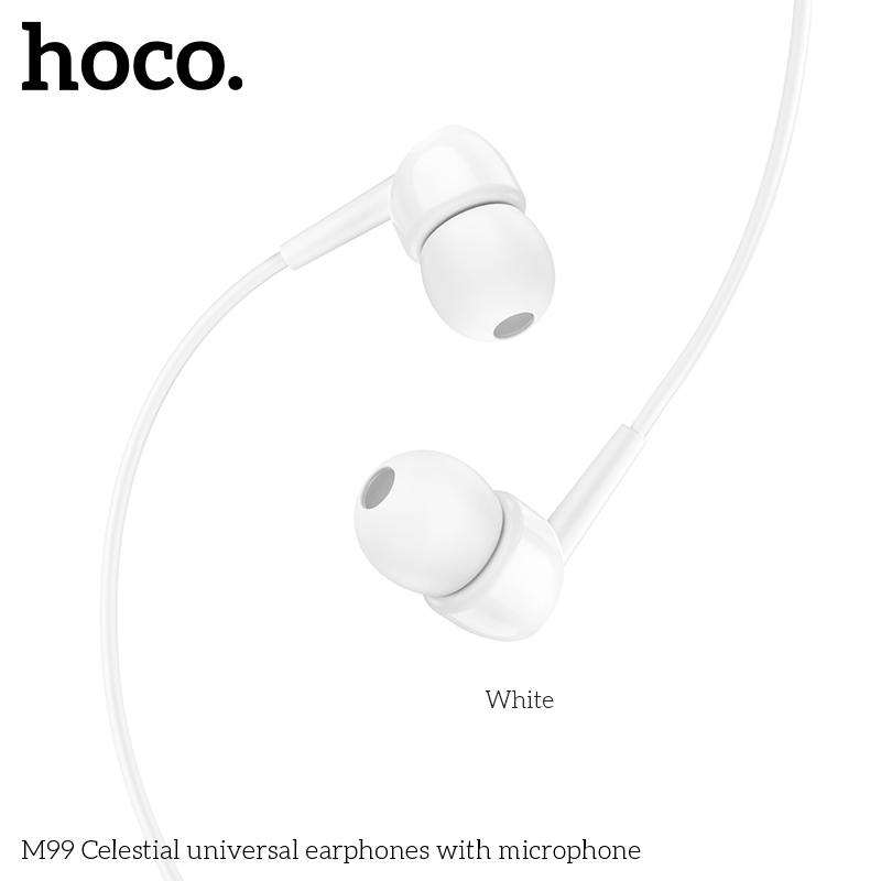 Tai nghe có dây 3.5 nhét tai HOCO M99 chính hãng [BH 1 năm]