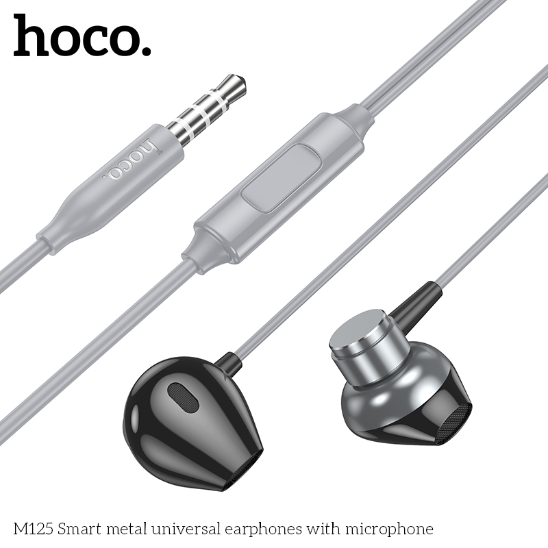 Tai nghe có dây 3.5 nhét tai HOCO M125 có Micro dài 1m2 chính hãng [BH 1 năm]