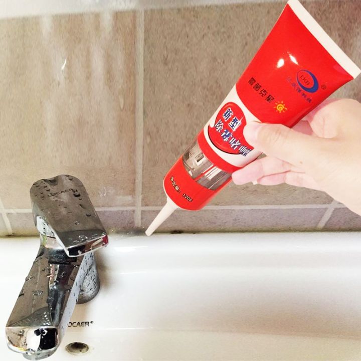 Gel tẩy mốc  tuýp đỏ 120g đa năng chân tường, lavabo, vòi sen, ron tủ lạnh-  [BH: NONE]