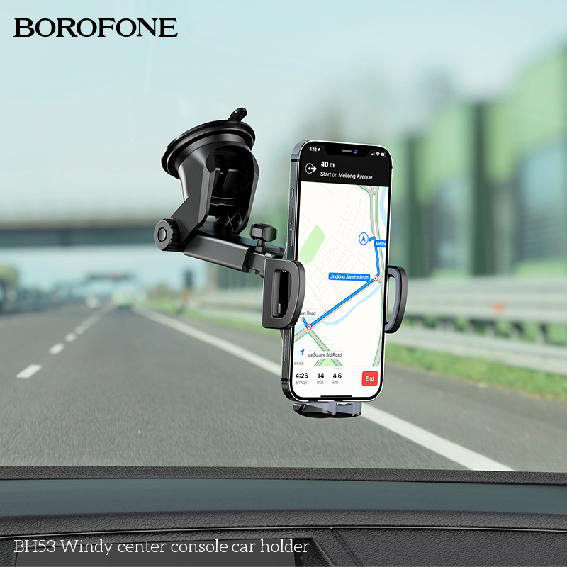 Giá đỡ điện thoại trên ô tô BOROFONE BH53 đế hít chính hãng (cho xe hơi)