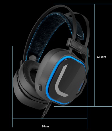 Tai nghe Headphone chụp tai Gaming chuyên nghiệp có micro Moradi V10 USB 7.1 [BH: 5 tháng]