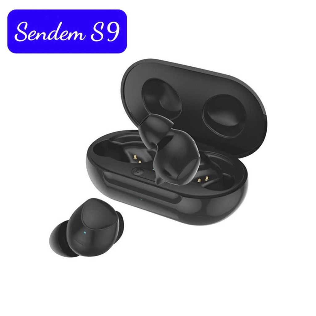 Tai nghe bluetooth mini Sendem S-9, 2 tai có doc sạc [BH: 6 tháng]