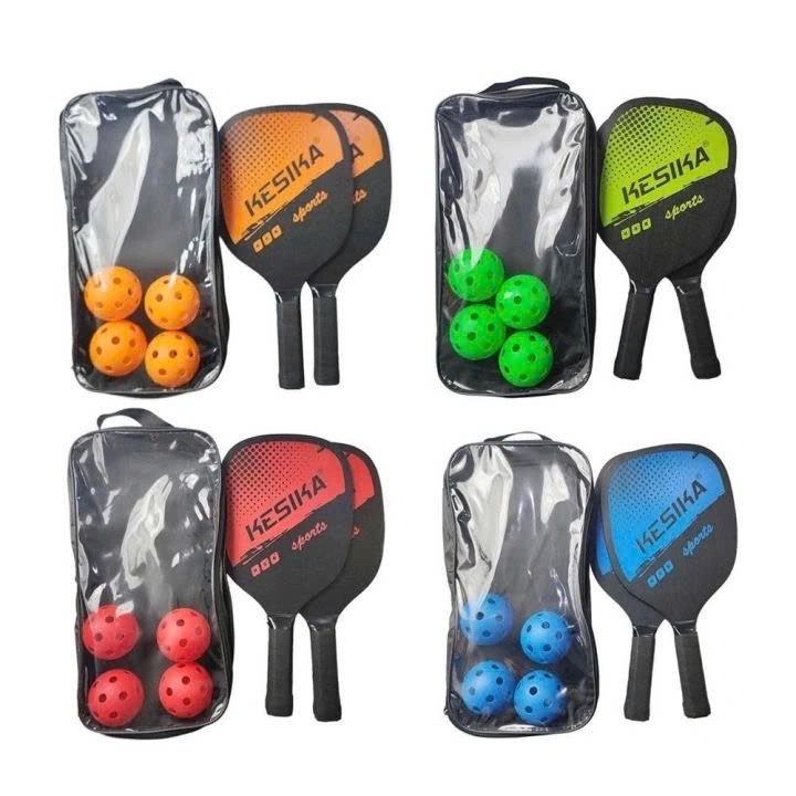 Bộ vợt Pickleball kèm 4 bóng Kesika m/ XS Sportster có túi đựng [BH: None]