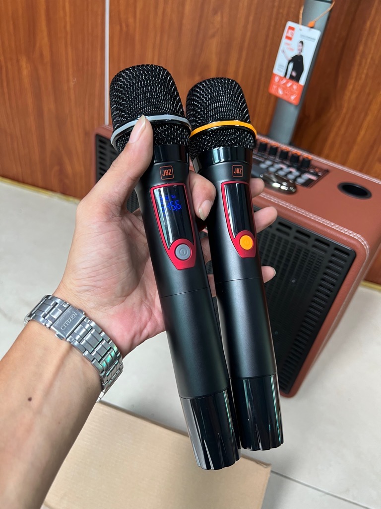 Loa kéo di động JBZ J10-9 chính hãng kèm 2 mic hát karaoke siêu hay [BH 6 Tháng]