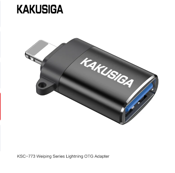 Jack/ đầu chuyển OTG Kaku  Lightning ra USB K773 [BH: 6 Tháng]