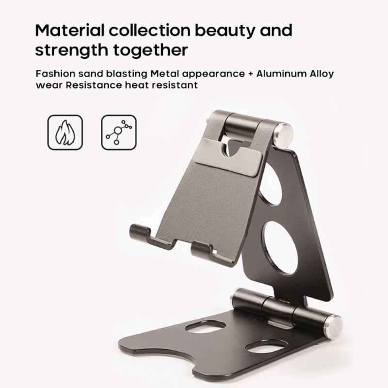 Giá đỡ điện thoại ipad kim loại đúc xịn "ALUMINUM STAND" T3 / CT9 2022 (gấp gọn bỏ túi được)