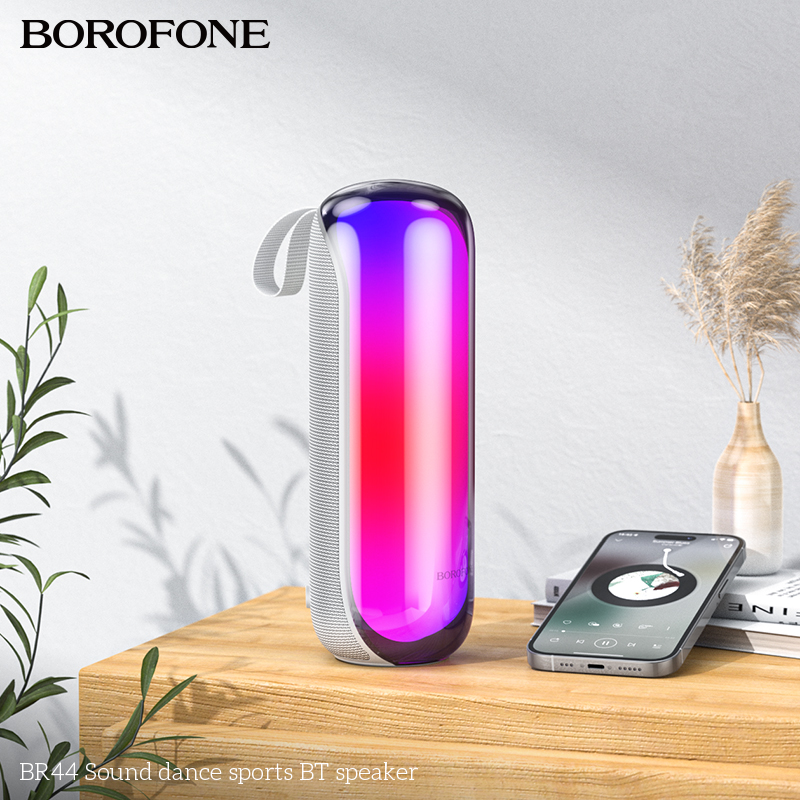 Loa bluetooth BOROFONE BR44 kèm đèn led siêu đẹp chính hãng [BH 1 Năm]