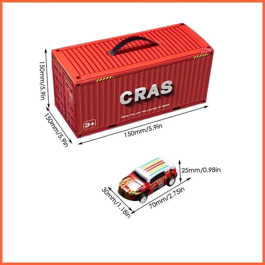 Hộp đồ chơi 48 chiếc xe Cars container hợp kim cho bé