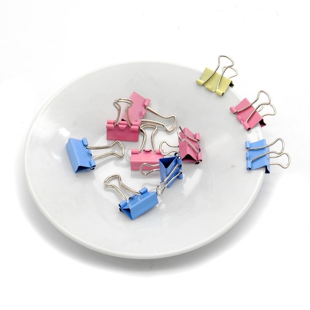 Set 10 kẹp bướm 19mm MẠ SƠN cho bé nhiều màu siêu xinh [BH: NONE]