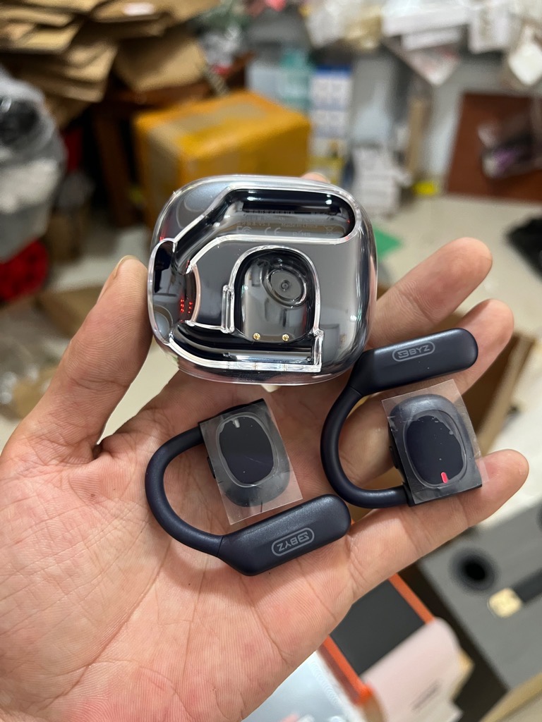 Tai nghe bluetooth BYZ S-600 (Trắng vs Xanh Đen) kiểu dáng airpods chống ồn S600 [BH: 6 tháng]