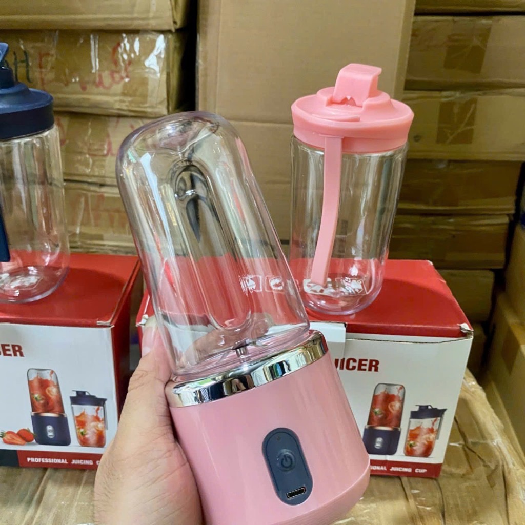 Xay sinh tố, trái cây cầm tay tặng thêm 1 cối JC02 300ml [BH: 1 TUẦN]