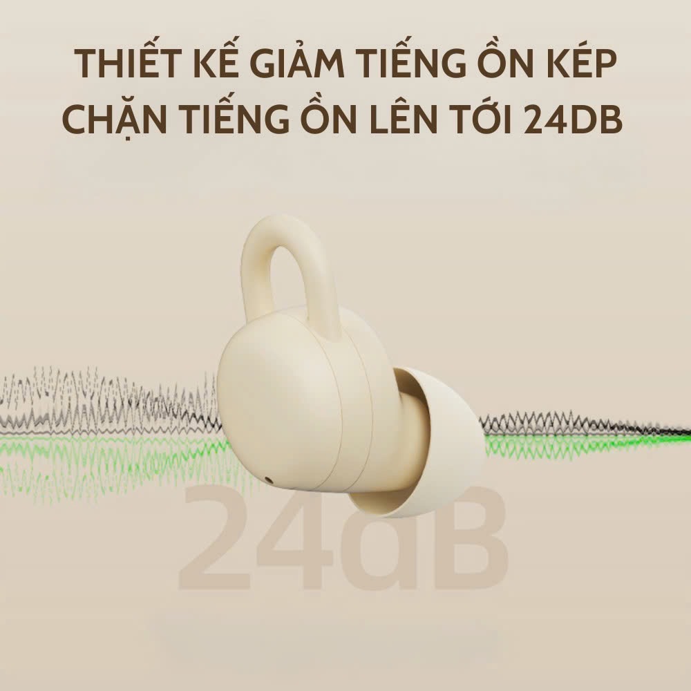Tai nghe Bluetooth V5.3 mini 68X- X68 nhét tai siêu nhỏ gọn tiện lợi kèm doc sạc kiểu airpods chui Type C [BH: 6 THÁNG]
