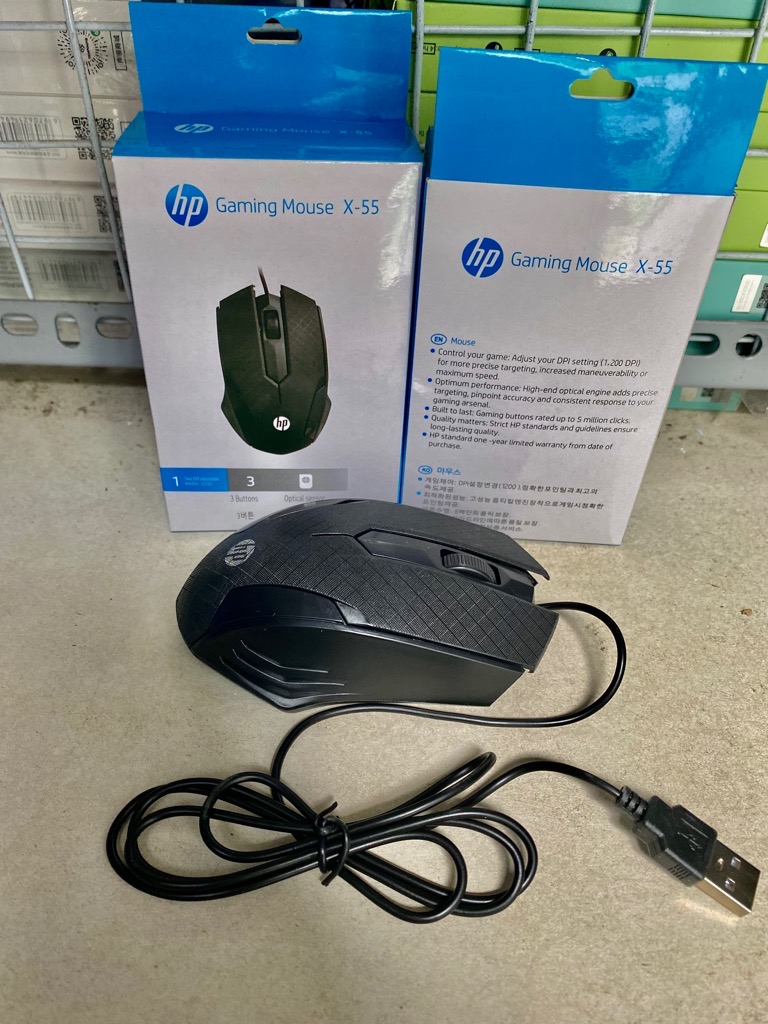 Chuột vi tính HP X-55 có dây [BH 6 tháng]