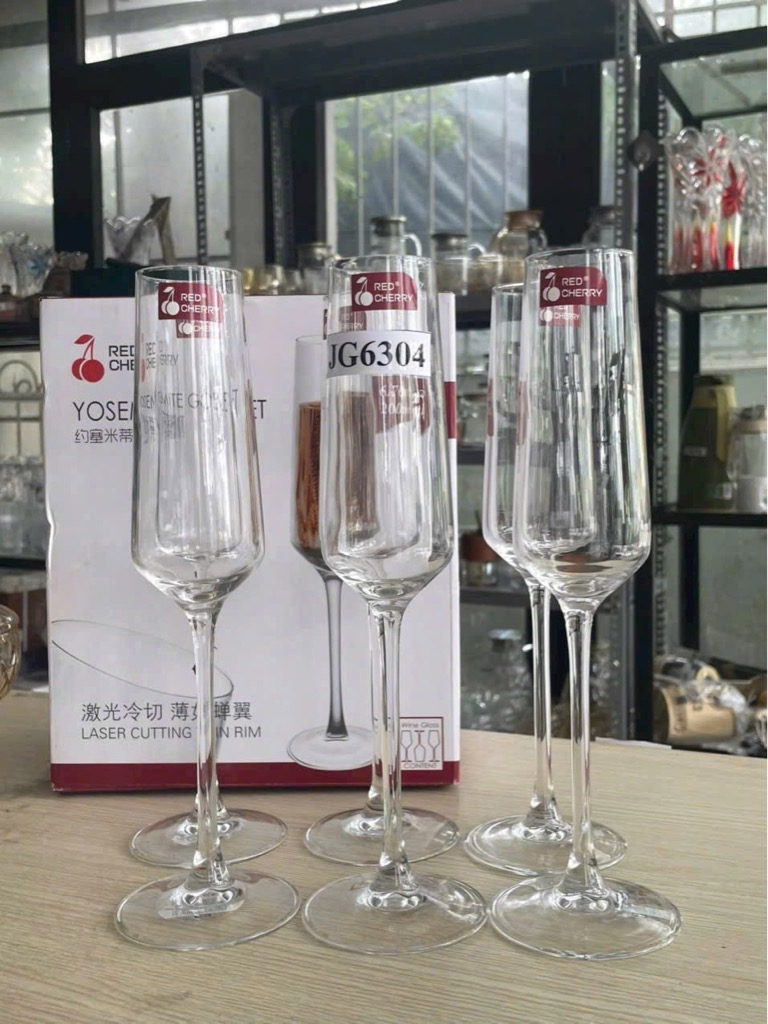 Bộ 6 ly rượu vang Red Cherry JG6304 [bh: none[ 1l9d12