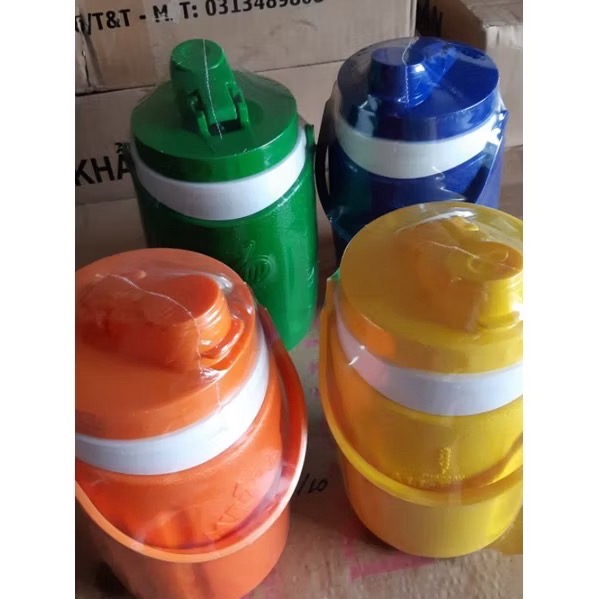 [Thanh Lý] Bình đá (TÍM, XANH LÁ)  bình giữ nhiệt TL 1.5L nhựa tốt Tylien  an toàn sức khoẻ [BH: None]