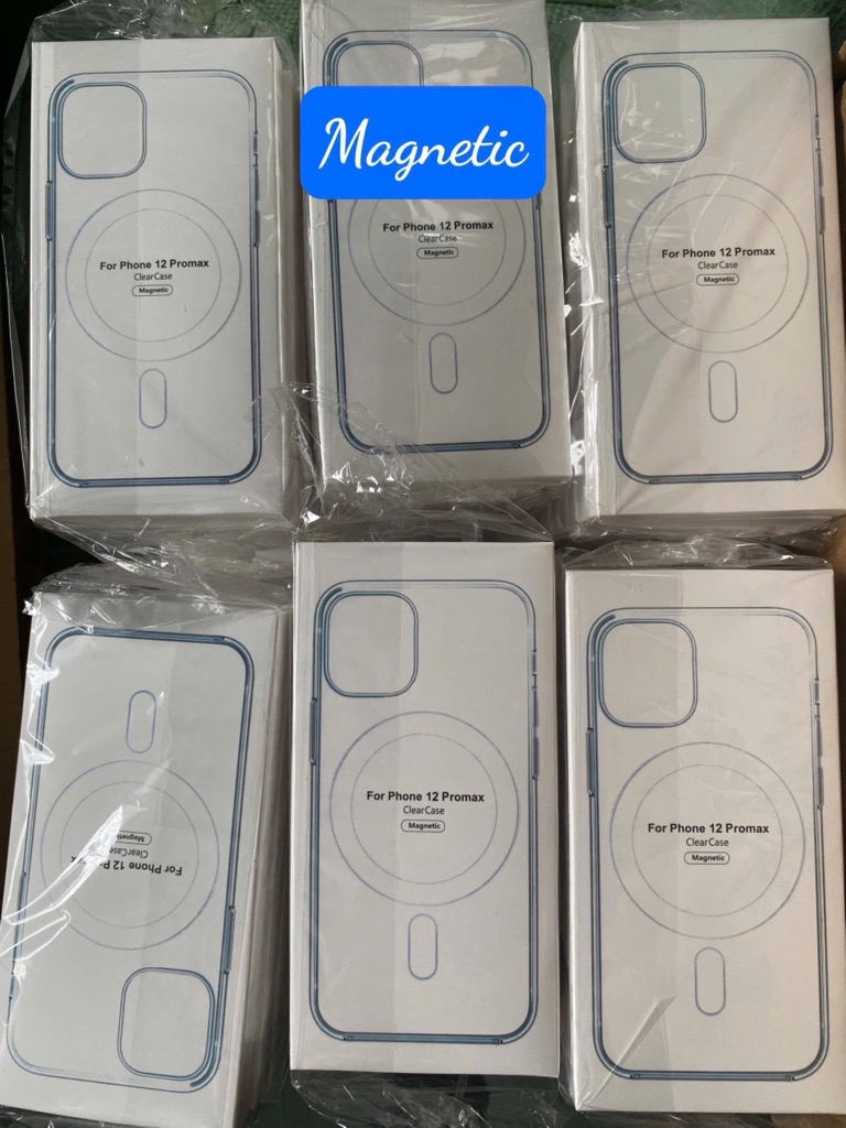 Ốp lưng trong suốt Magnetic iphone 12 Promax [BH: NONE]