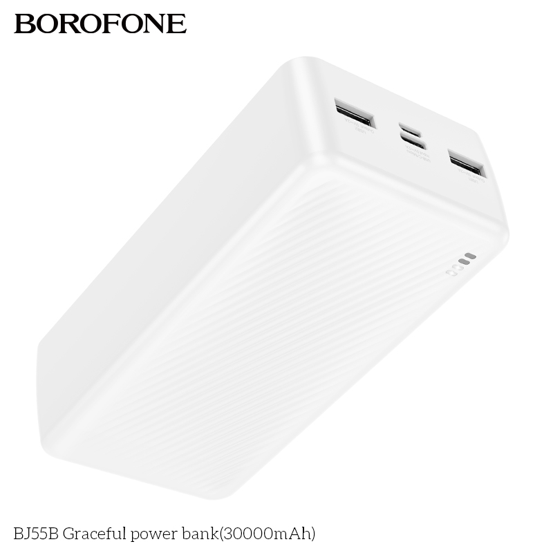 Pin sạc dự phòng Borofone BJ55B 30.000mAh chính hãng [BH: 1 NĂM]