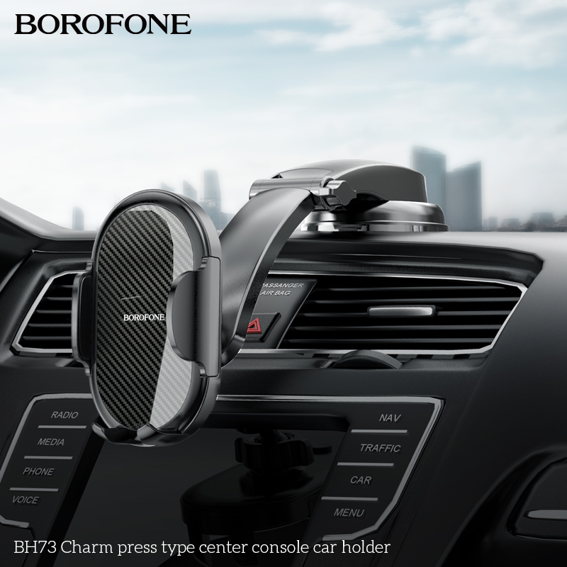 Giá đỡ điện thoại trên ô tô BOROFONE BH73 đế hít chính hãng (cho xe hơi)