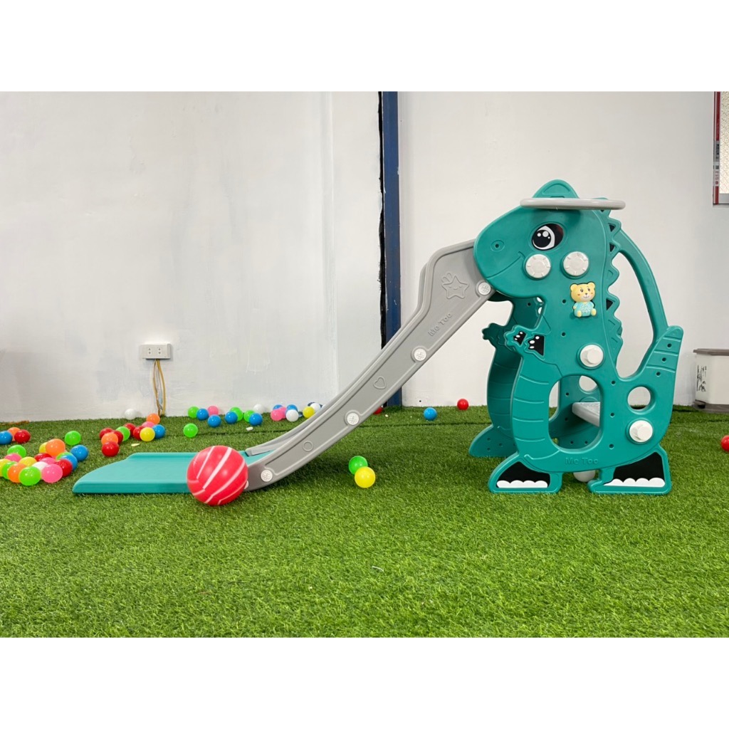 Cầu trượt (cầu tuột) khủng long/ hình hươu cho bé 1,6m - nhiều hình ngẫu nhiên [BH: None]